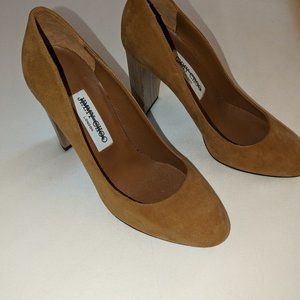 Jimmy Choo Brown/Tan Suede Pumps